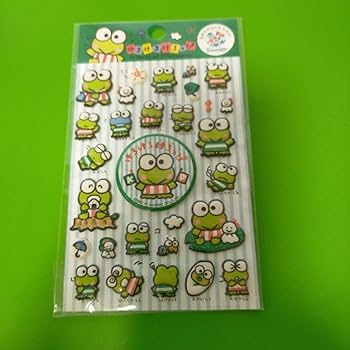 Amazon.co.jp: けろけろけろっぴ ケロケロケロッピ ぷっくりシール