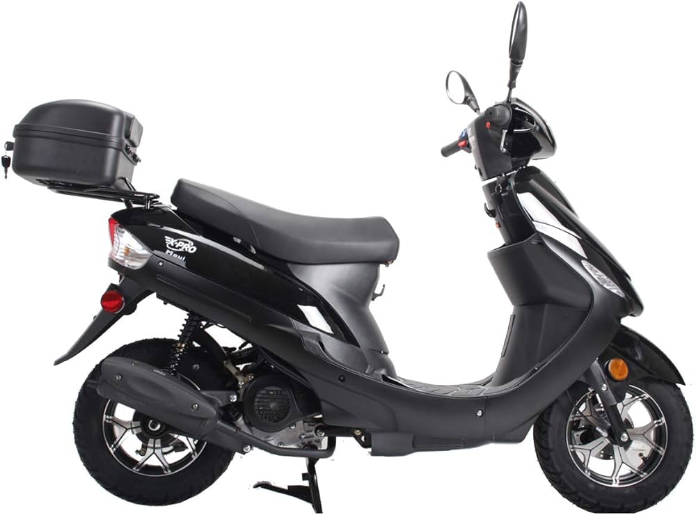 Amazon.com: X-PRO Maui 50cc Moped with Electric/Kick Start, Rear