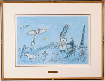 Amazon | マルク・シャガール 絵画 オリジナルリトグラフ 版画 「画家