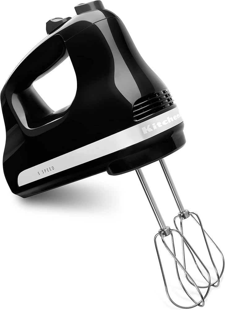 Amazon.com: KitchenAid 5 Ultra Power Speed Hand Mixer KHM512, Onyx