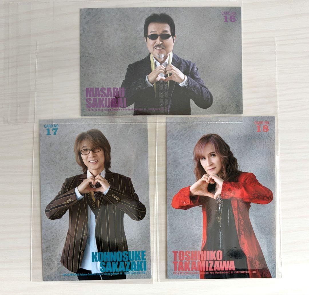 Amazon.co.jp: THE ALFEE トレカ 2023 秋 高見沢俊彦 坂崎幸之助 桜井