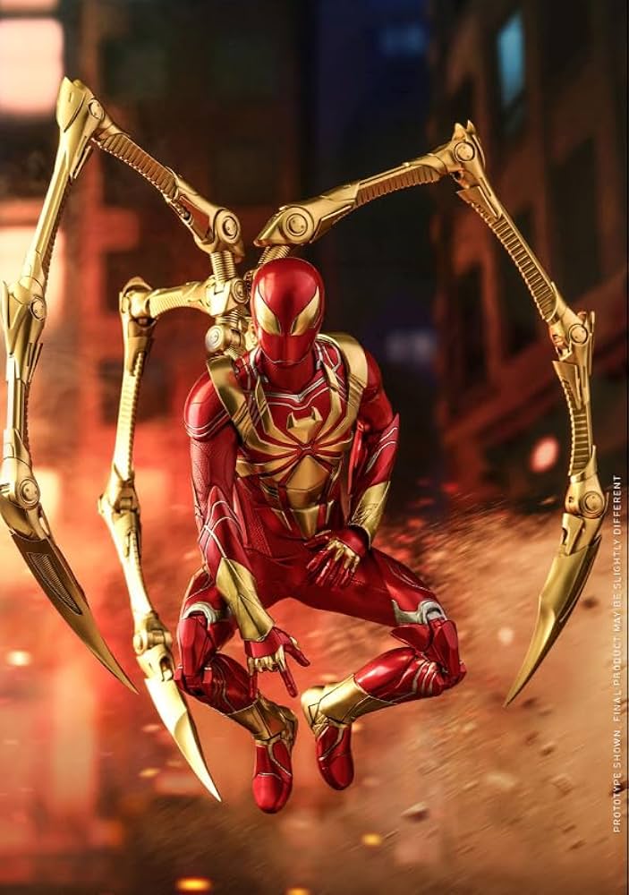 Amazon.com: Hot Toys 1:6 Spider-Man - Iron Spider Armour - Marvel