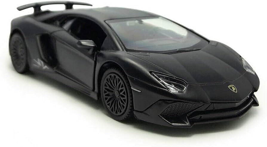 Amazon.com: Lamborghini Matt Black Aventador LP 700-4 1:38 5