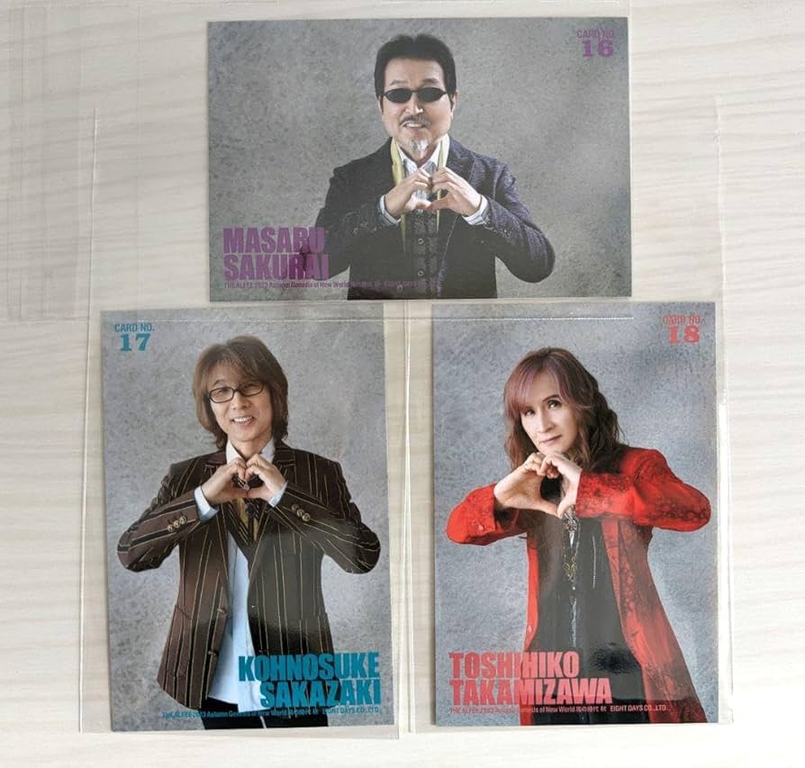 Amazon.co.jp: THE ALFEE トレカ 2023 秋 高見沢俊彦 坂崎幸之助 桜井