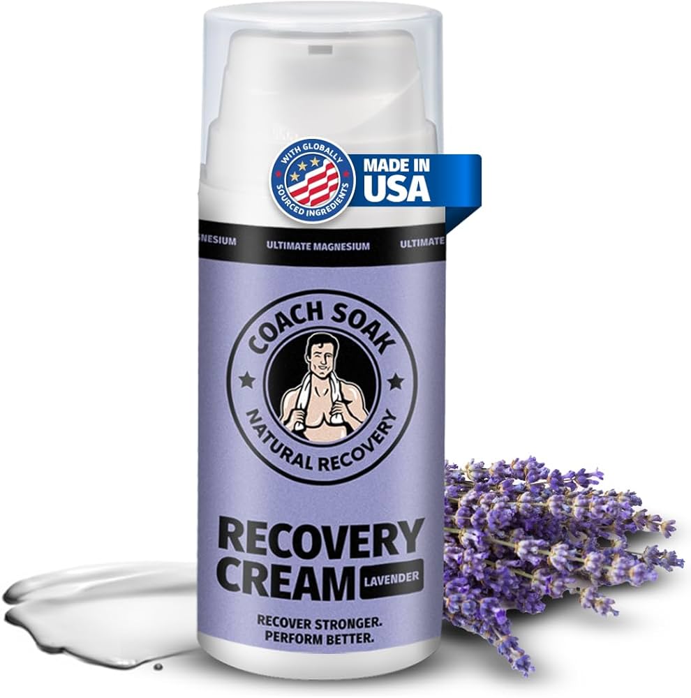 Amazon.com: Coach Soak Magnesium Cream with MSM in Pump Bottle