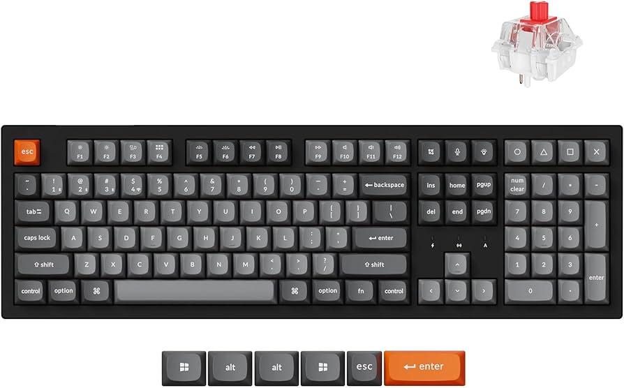 Amazon.com: Keychron K10 Max Wireless Custom Mechanical Keyboard