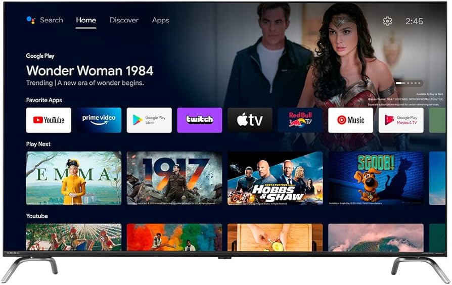 Amazon | オリオン 50型 4K対応 チューナーレス スマートテレビ