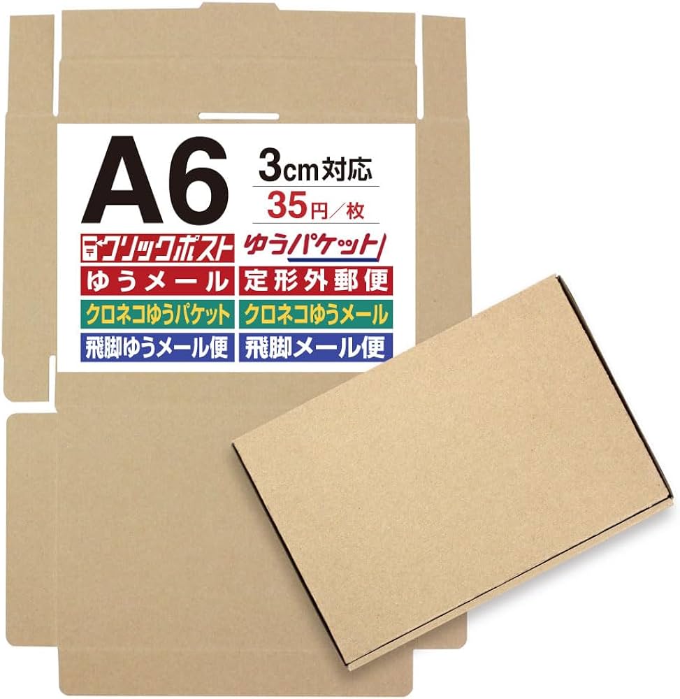 Amazon.co.jp: UNIPACK A6サイズ クリックボックス N式 はがきサイズ