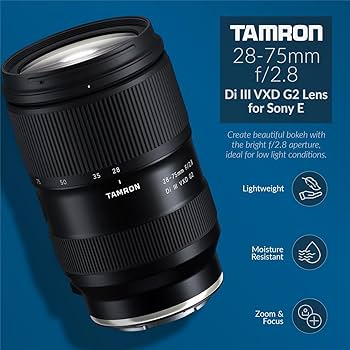 Amazon.com : Tamron 28-75mm F/2.8 Di III VXD G2 for Sony E-Mount