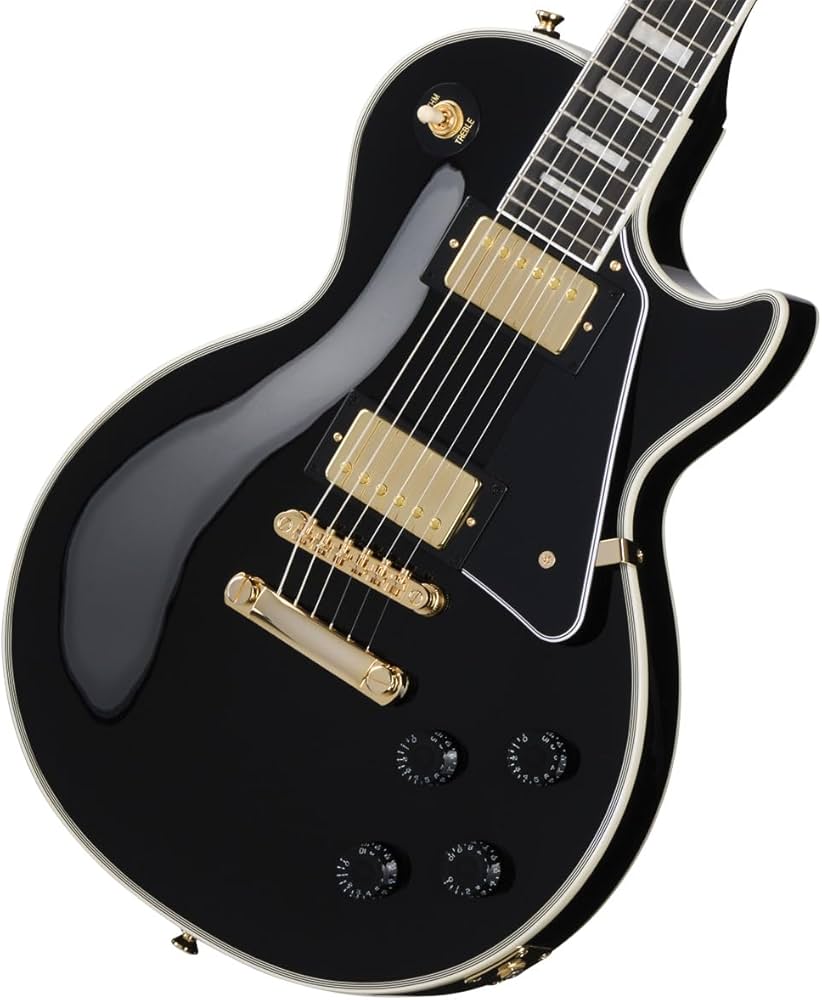 Amazon | Epiphone/Inspired by Gibson Les Paul Custom Ebony