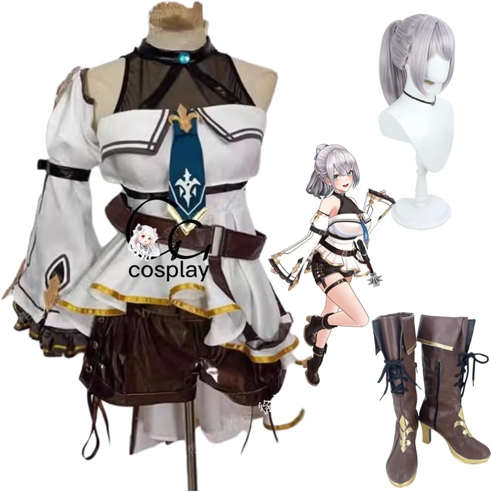 Amazon.co.jp: GGcosplay Vtuber 白銀ノエル リリカル団長衣装