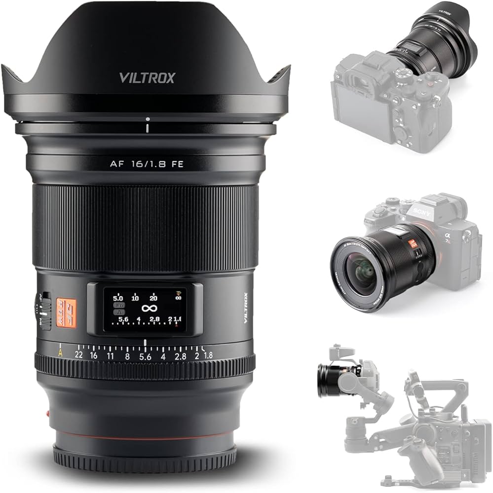 Amazon.co.jp: Viltrox AF 16mm F1.8 Pro FE カメラレンズ 超広角