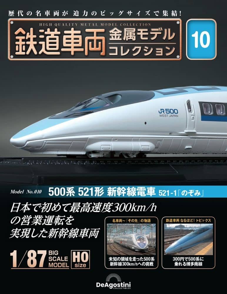 鉄道車両 金属モデルコレクション 10号 (500系 521形新幹線電車 521-1