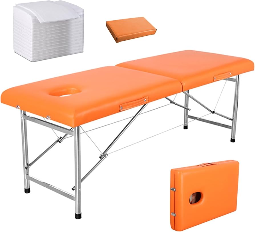 Amazon.co.jp: マッサージベッド 折りたたみ 施術ベッド ポータブル