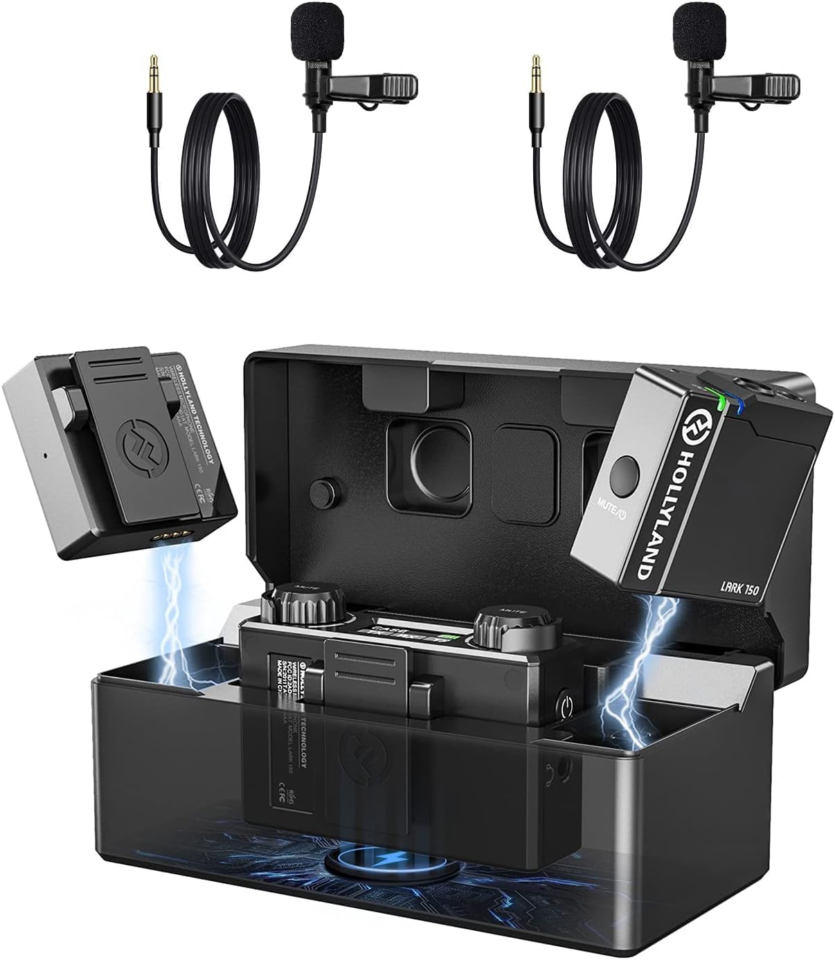 Amazon.co.jp: Hollyland Lark 150 ワイヤレスマイク スマホ外付け