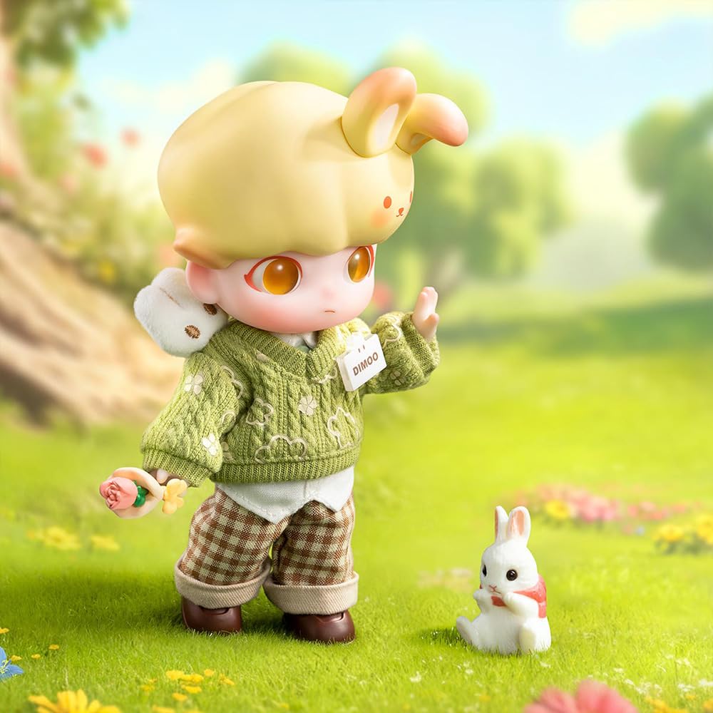 Amazon.co.jp: POP MART DIMOO Holiday Rabbit アクションフィギュア