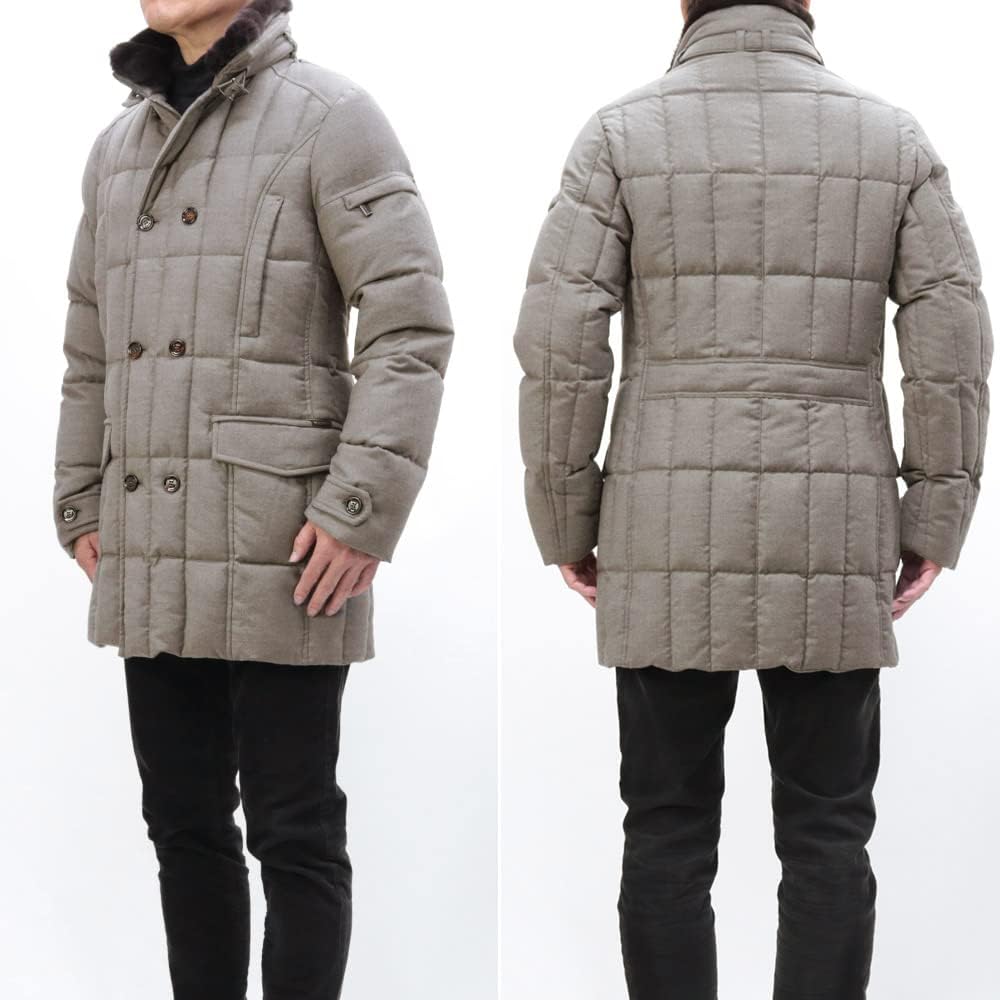 Amazon | [ムーレー] メンズ モリス ウール カシミア アウター ダブル