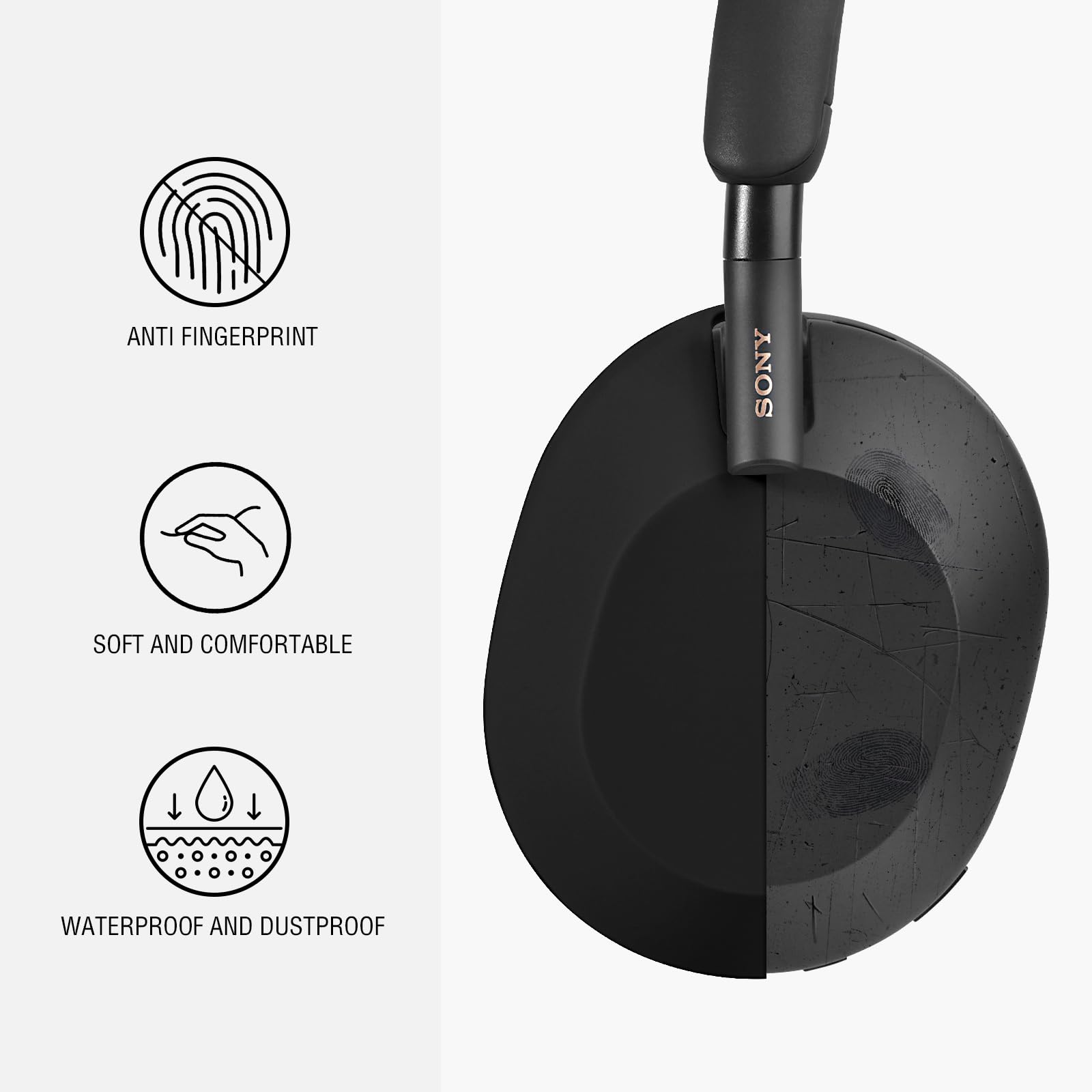 Amazon | Sony WH-1000XM5用シリコンケース Sony xm5 ワイヤレス
