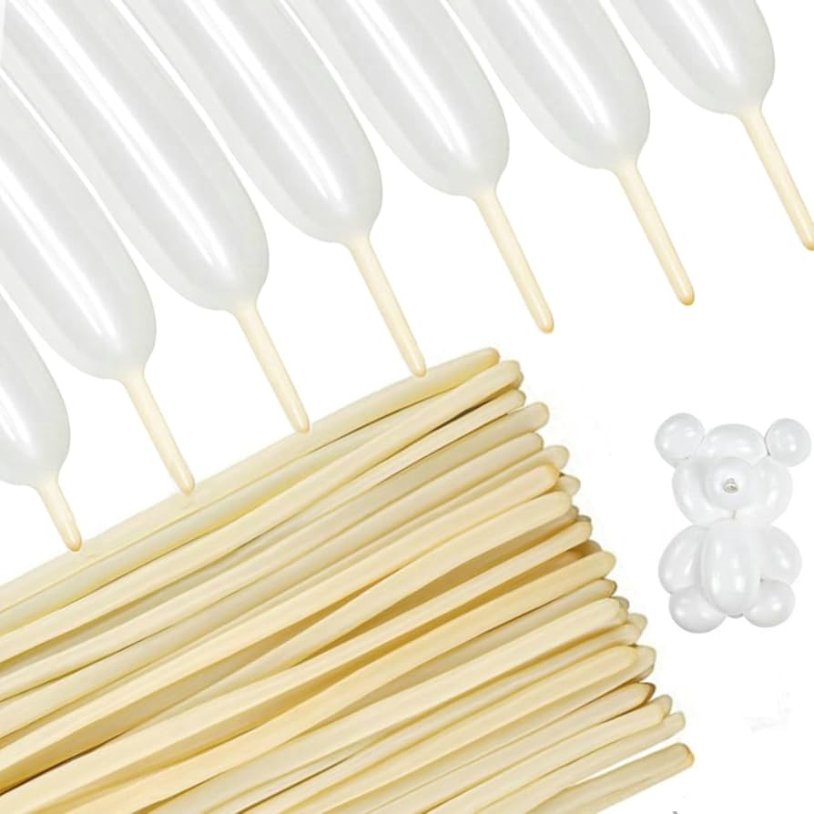 Amazon.com: 100 Pcs 260 Clear Long Balloons for Modeling, Twisting