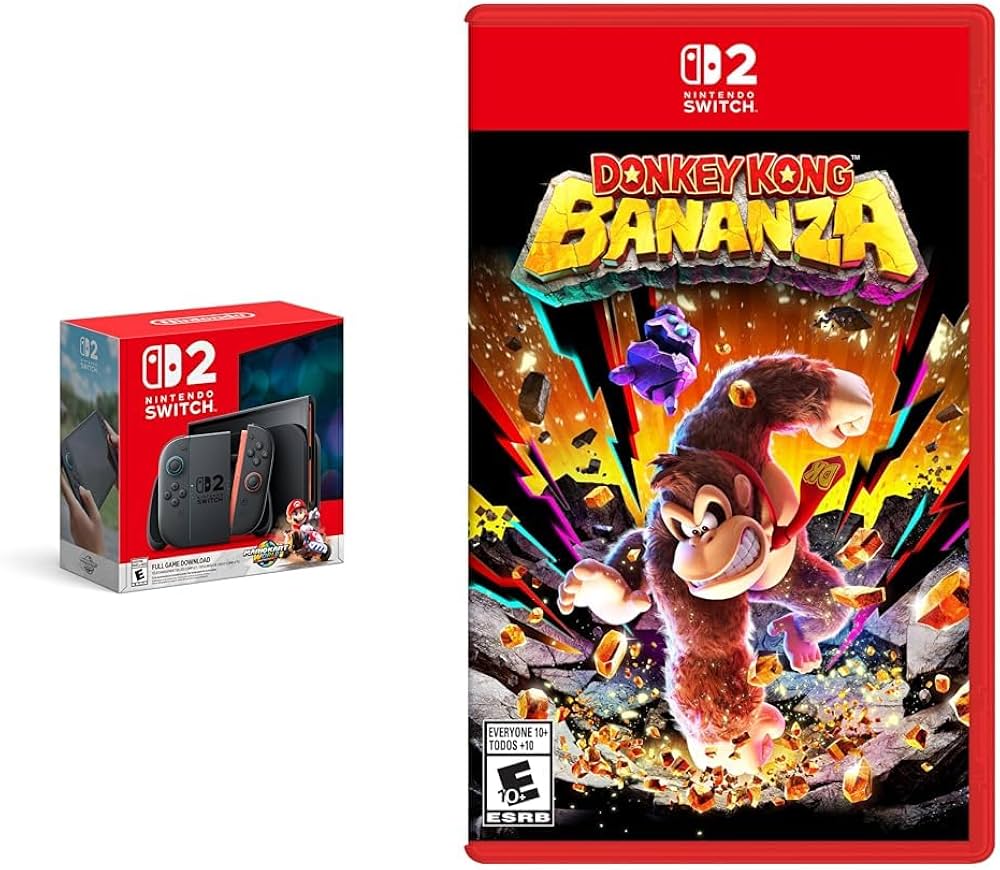 Amazon.com: Nintendo Switch 2 + Mario Kart World Bundle with