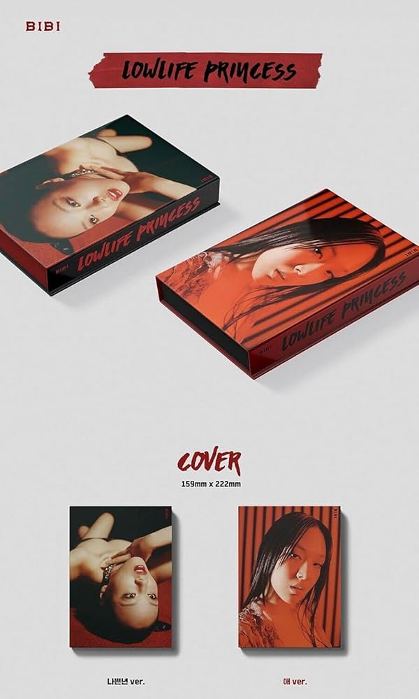 BIBI LOWLIFE PRINCESS : NOIR 1st Album [ 나쁜년 (BAD GIRL) / 애