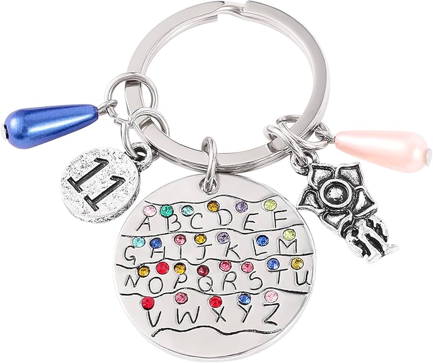 Amazon.co.jp: ストレンジャーシングス キーホルダー ステンレス鋼