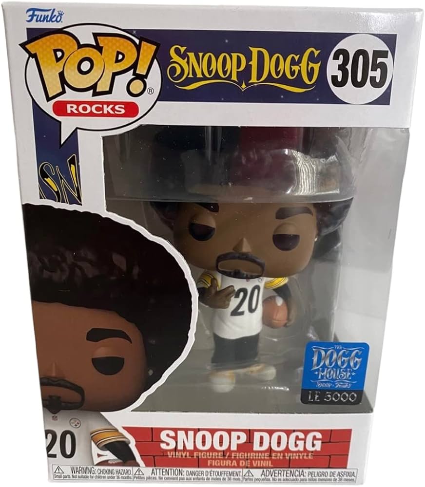 Amazon.com: Snoop Dogg White Steelers Jesrsey Exclusive Vinyl