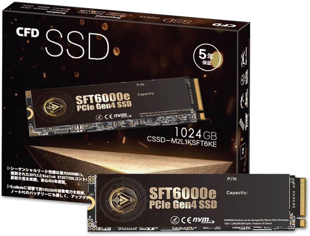 Amazon | CFD SSD M.2 NVMe SFT6000e シリーズ 【 PS5 動作確認済み