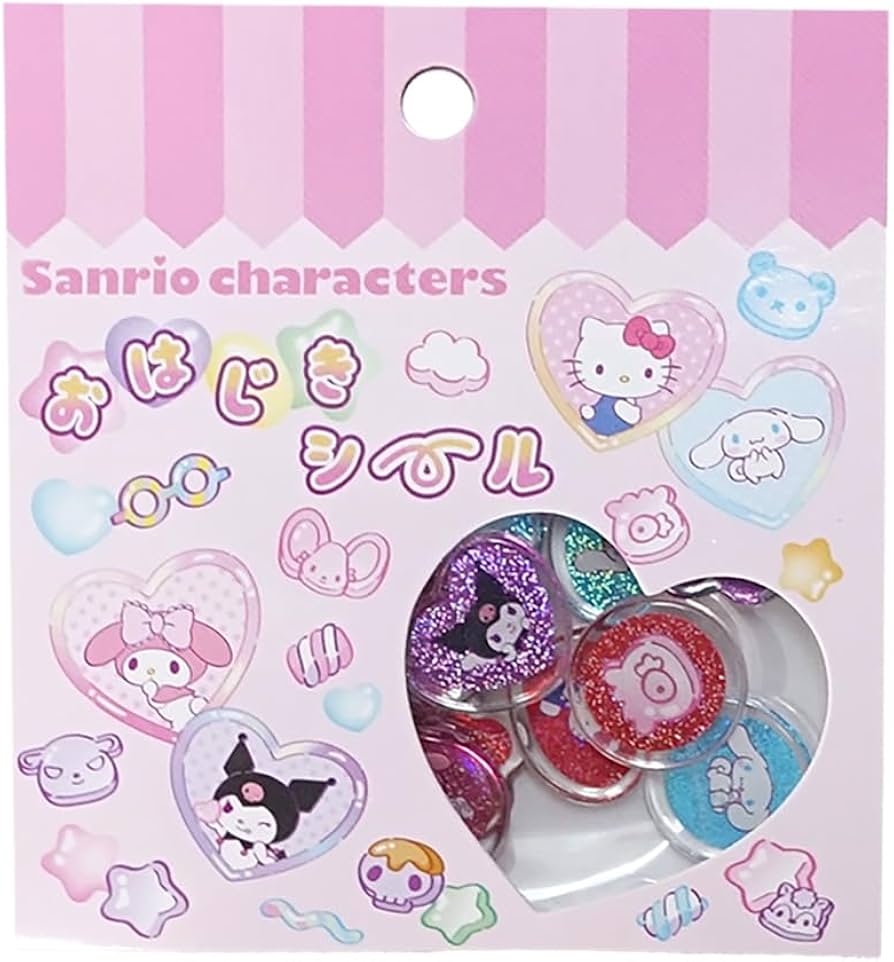 Amazon.co.jp: サンリオキャラクターズ おはじきシール A 8203 254
