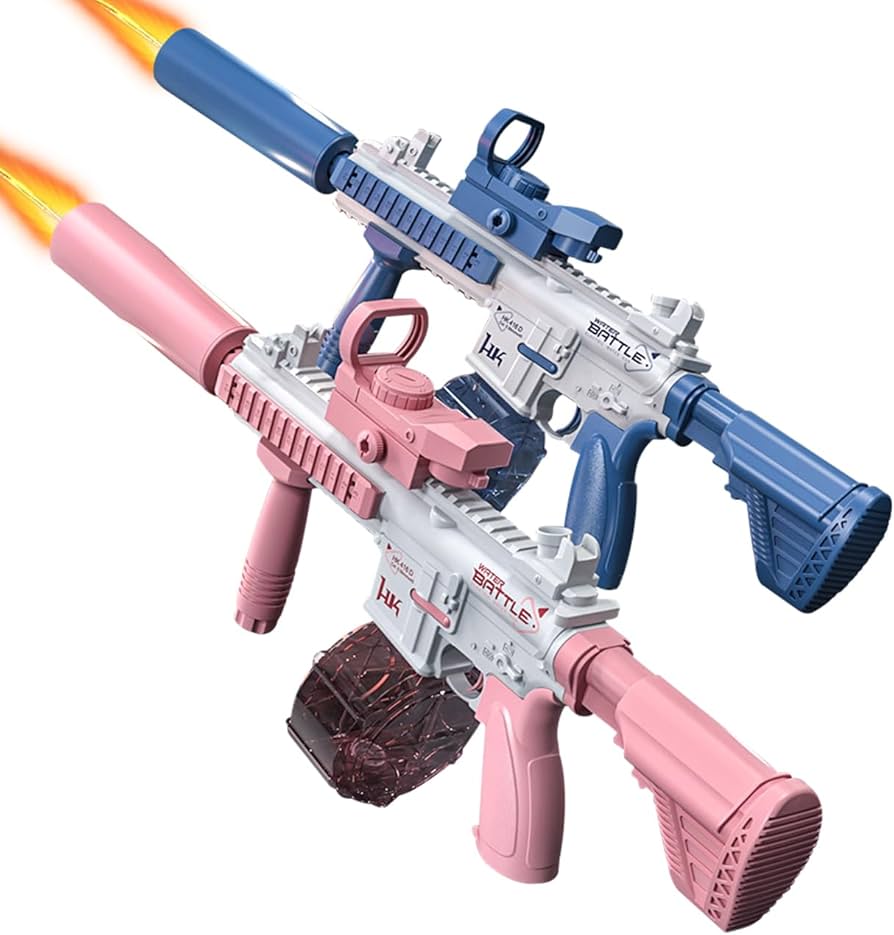 Amazon | Climax Toy ピンク 2024 M416 電動 水鉄砲 LEDライト 日本語