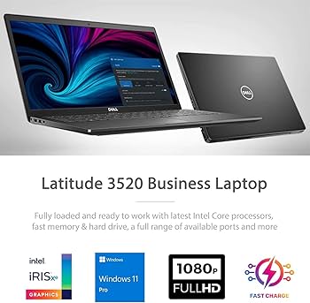 Amazon.com: Dell Business Laptop Latitude 3520, 15.6