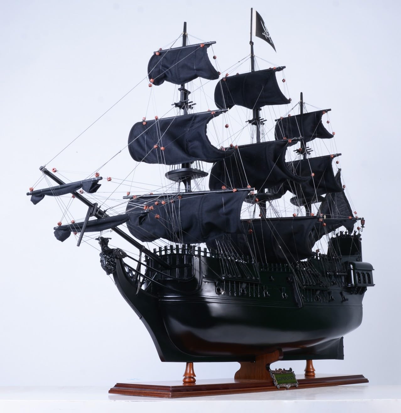 Amazon.co.jp: 帆船模型 完成品 木製 カリビアンパイレーツ ブラック