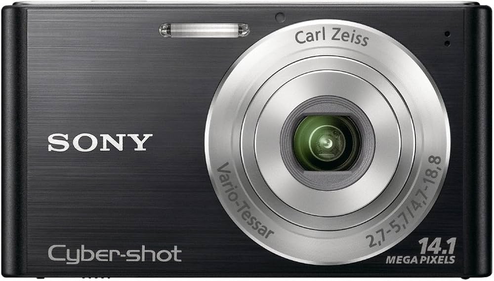 Sony DSCW320B Cyber-shot Digital Camera - Black (14.1 MP, 4x