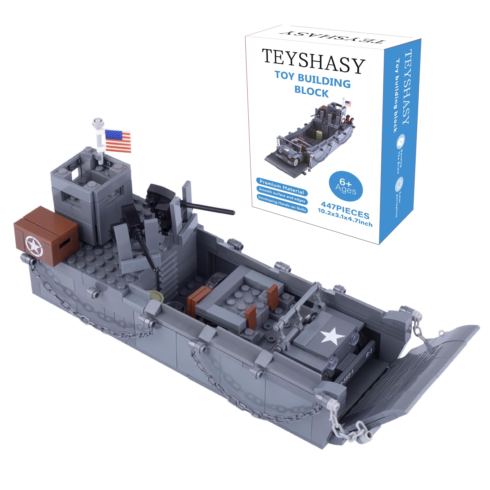 Amazon.com: Military Landing Craft Vehicle Personnel Higgins Boat