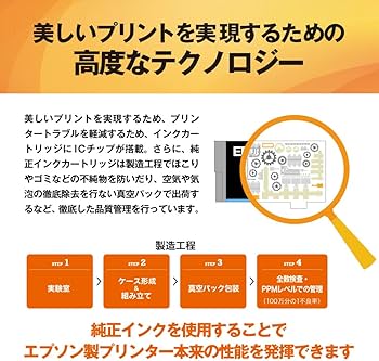 Amazon.co.jp: エプソン 純正 インクカートリッジ クマノミ KUI-6CL-L
