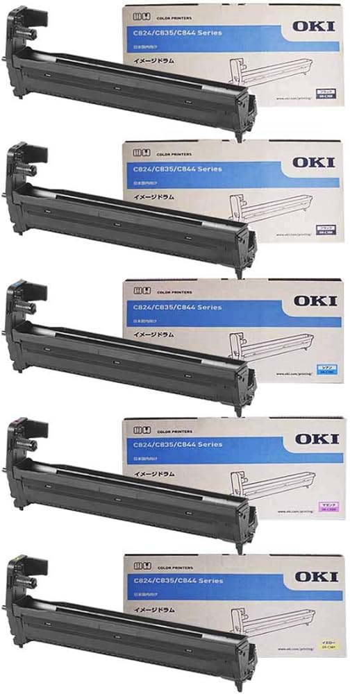 Amazon | OKI 純正 DR-C3B イメージドラム 5本セット (ブラック × 2