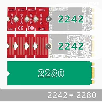 Amazon.com: JMT NGFF NVME M2 M2PLUS 2230 to 2280 Adapter Card 2230