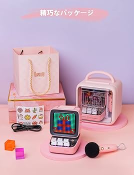 Amazon.co.jp: Divoom Ditoo-Mic ワイヤレスBluetoothスピーカー