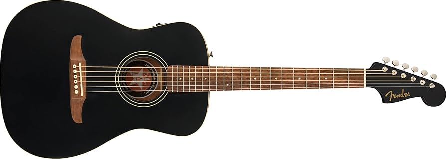Amazon.com: Fender Joe Strummer Campfire Acoustic Guitar, with 2