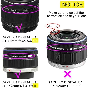 Amazon | ULBTER 37mm レンズキャップカバー Olympus M.ZUIKO 14-42mm