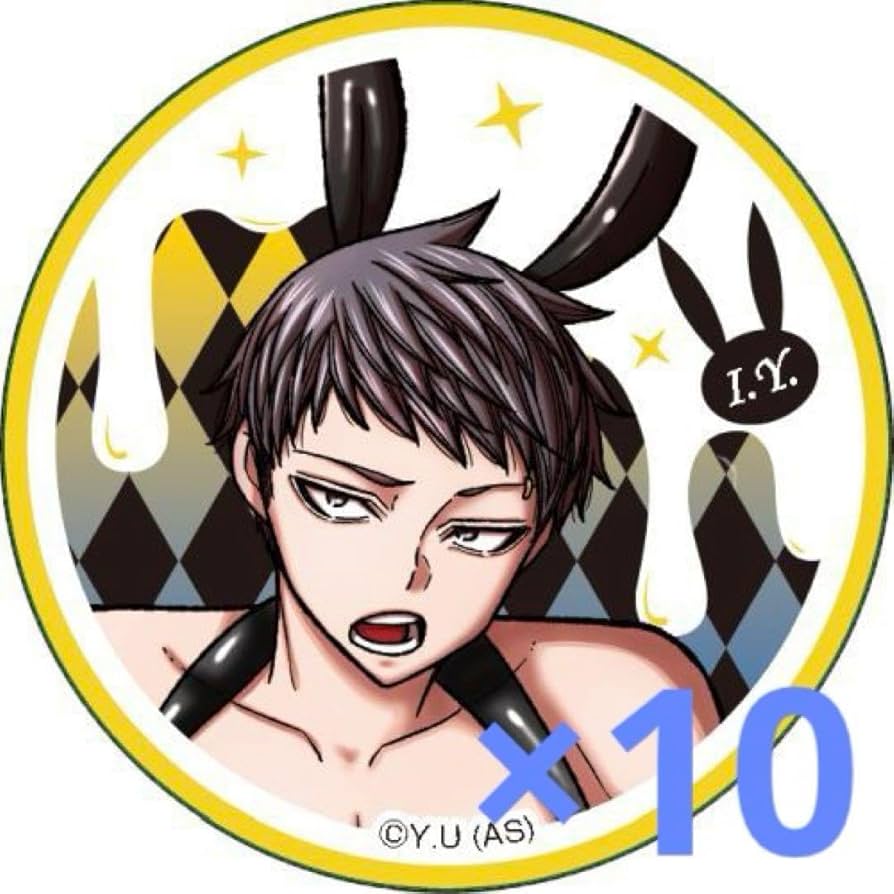 Amazon.co.jp: 桃源暗鬼 矢颪碇 バニー 缶バッジ×10 : おもちゃ