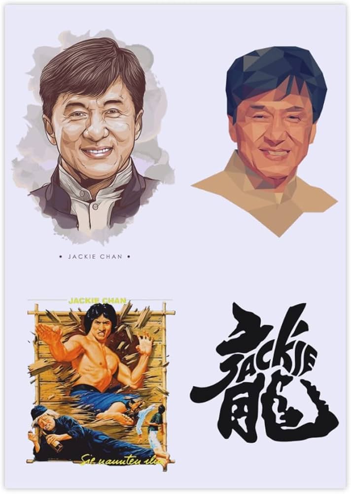 Amazon.co.jp: 防水ステッカーセット ジャッキーチェン ジャッキー