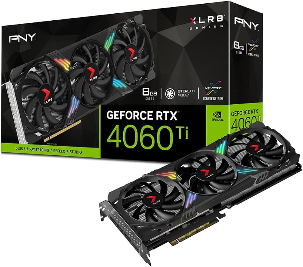 Amazon | PNY GeForce RTX 4060 Ti 8GB XLR8 Gaming VERTO EPIC-X ARGB
