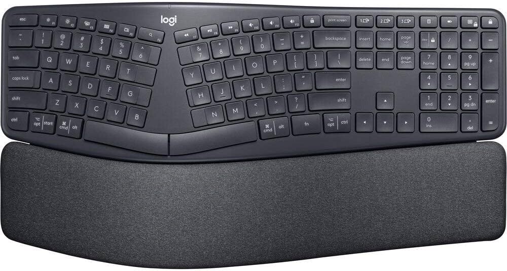 Amazon.co.jp：Logitech Ergo K860 Wireless Ergonomic Keyboard with