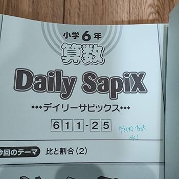 Amazon.co.jp: SAPIX デイリーサピックス 小学6年 算数 全38冊 : おもちゃ