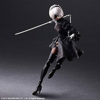 Amazon | ニーア オートマタ PLAY ARTS改 PVC製 塗装済み可動