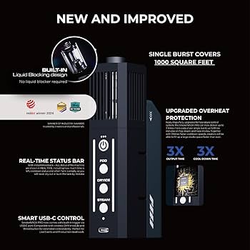 Amazon.com: PMI SmokeNINJA PRO HAZER KIT - Portable Fog Machine