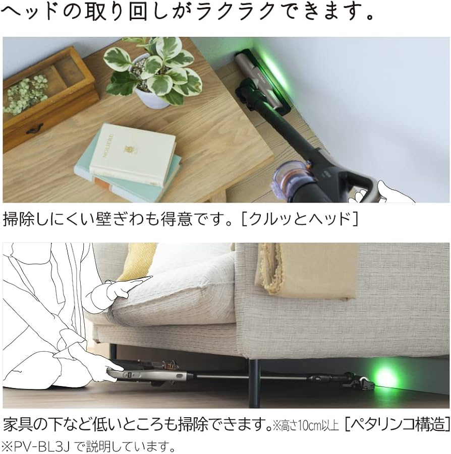 Amazon | 日立 掃除機コードレス スティッククリーナー 軽量 1.1Kg 自