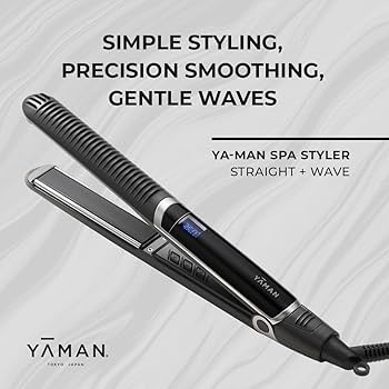 Amazon.com: YA-MAN Spa Styler Straight+Wave Flat Iron Hair