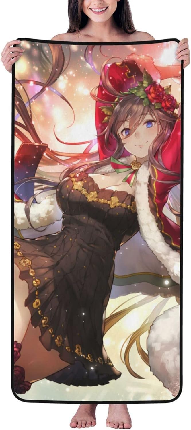 Amazon｜バスタオル グランブルーファンタジー ロゼッタ アニメ柄